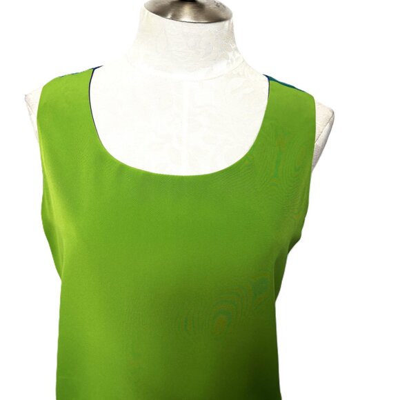 La Chine Classic by Galinda Wang Reversible Sleeveless Two tops in one Vintage - Picture 2 of 8